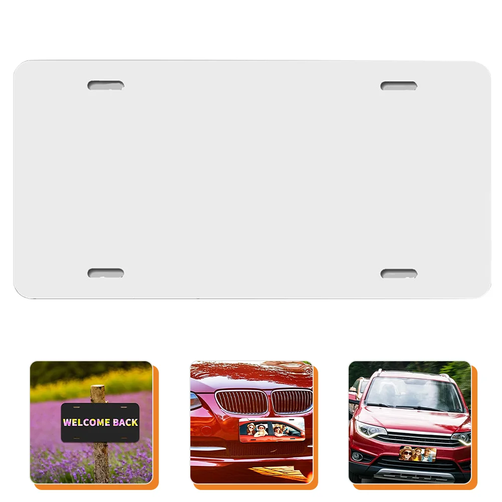 

DIY License Plate Car Blank License Plate Auto Sublimation Blank License Plate
