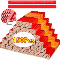 1-150Pcs Woodworking Pencils Heavy Duty Octagonal Hard Black Carpenter Pencils Site Dedicated Square Marking Wood Concrete 1