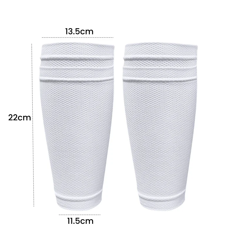 Sports Soccer Shin Guard Pad Sleeve 1 Pair for Adult Teens Children
