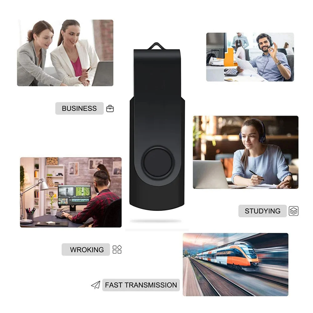 thumbnail image 5 of 10 unidades de memoria USB de metal de 16 GB, 32 GB, resistente al agua, memoria USB de 64 GB, 128 GB, memoria USB 2.0, memoria USB Flash de 4 GB y 8 GB, 5 of 5