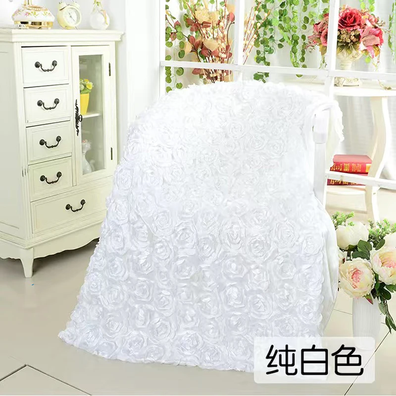 Indoor and Outdoor Reusable Glitter Runner Rug for Grass Rose White Sequin Carpet Walkway Party Indoor and Outdoor