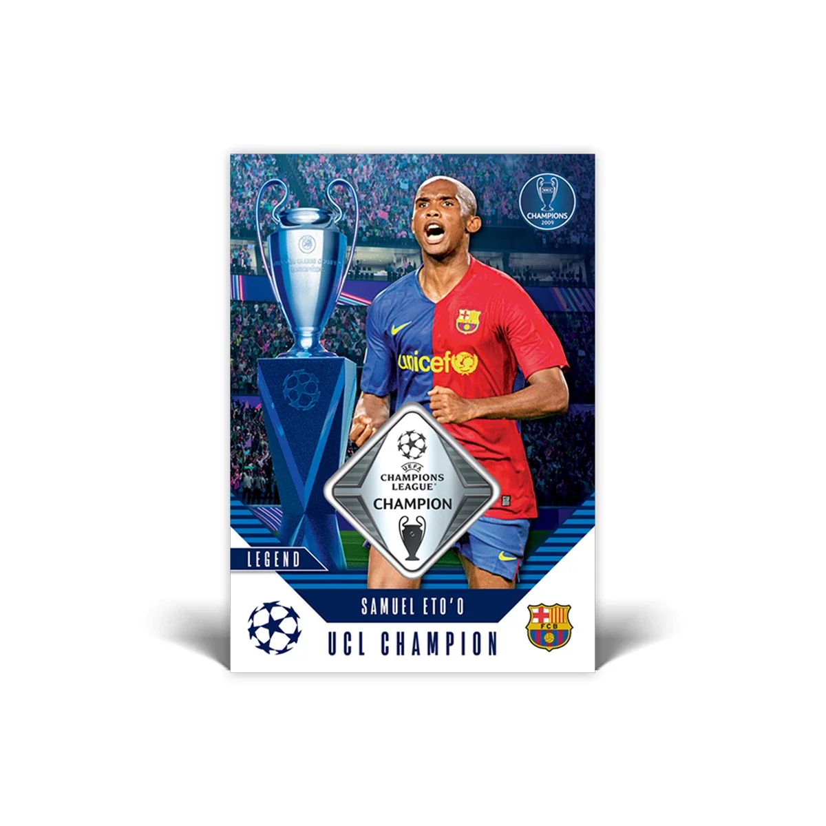 Collectible Cards Football Trading Cards TOPPS Soccer Star Card TOPPS MATCH ATTAX European Championship Football Star Collection Card Large Iron Box Fans Gift