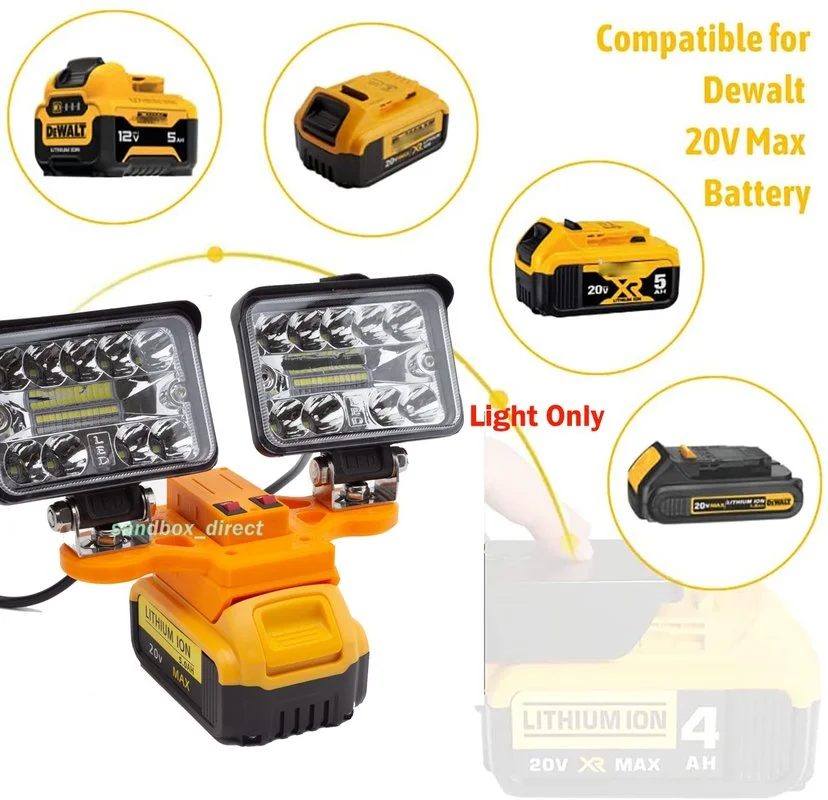 Dewalt Work Light Battery Led Light Dewalt Battery Dewalt 20v Max