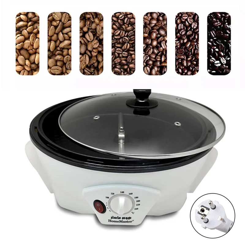 Household Coffee Beans Roaster 220V 110V Automatic Electric Roasting