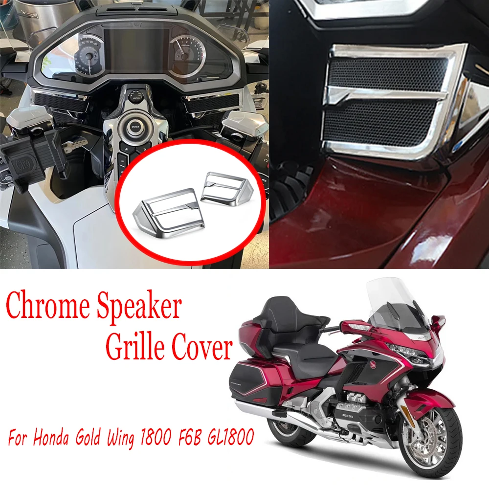 

Новая хромированная крышка радиатора для мотоцикла Honda 1800 F6B GL1800 Gold wing 1800 2018 2019 2020 2021 2022