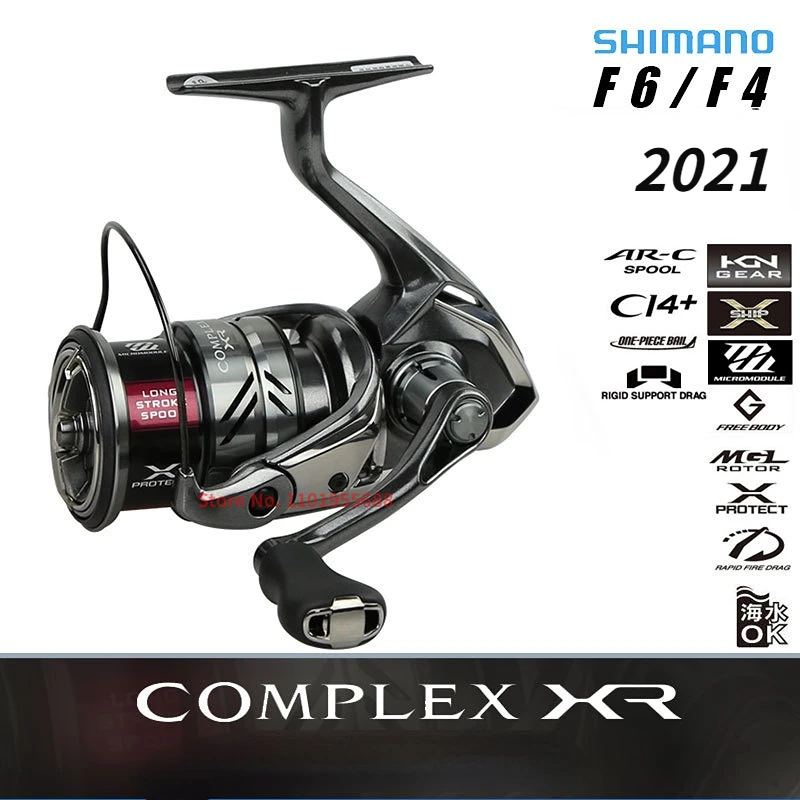 

Original Shimano 2021 COMPLEX XR Max Drag 3-4kg MGL Rotor CI4+ Body LONG STROKE Spool Silent Drive SALTWATER Spinning Reel