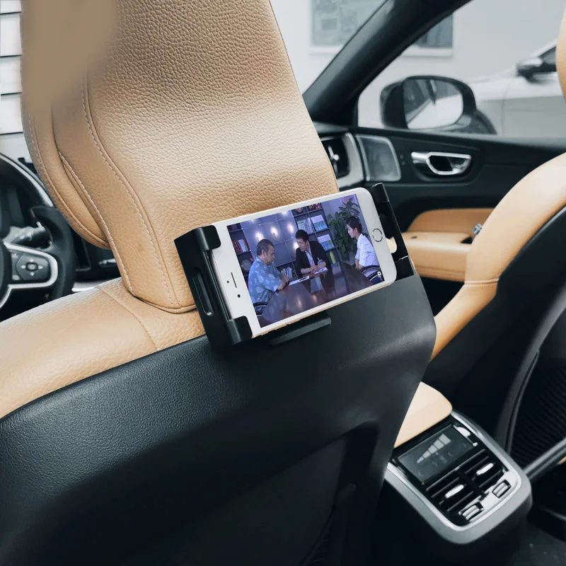 Rear Seat Phablet Holder For Volvo Xc60 Xc90 S90 S60 V60 V90 For Tesla  Model 3 Y S X Headrest Ipad Clip Supplies Accessories