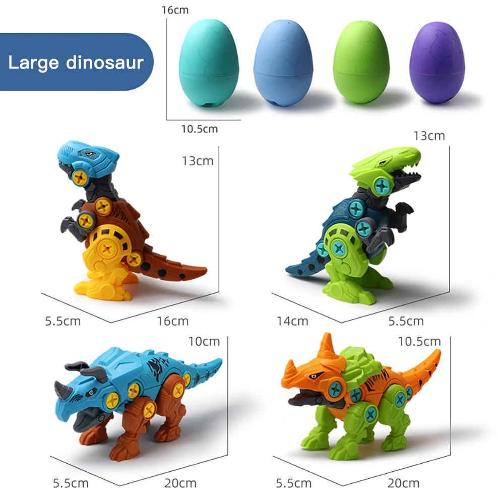 Montessori dinossauros crianças brinquedos educativos dino brinquedos para  meninos do bebê 2 a 5 anos presente ovo dinossauro criança jogos jurássico  mundo - AliExpress
