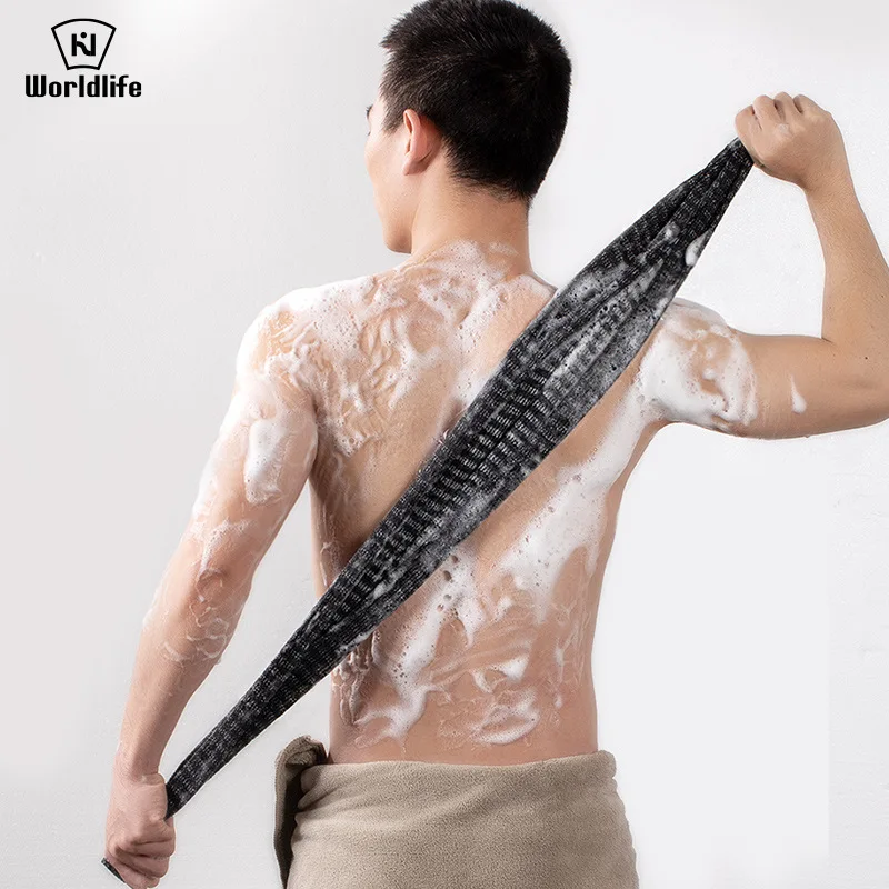 Description Picture 3 of itemFoaming Bath Towel Household Strong Scrub Long Strip Back Artifact Back to Remove Dead Skin Men's and Women's Bath Ball