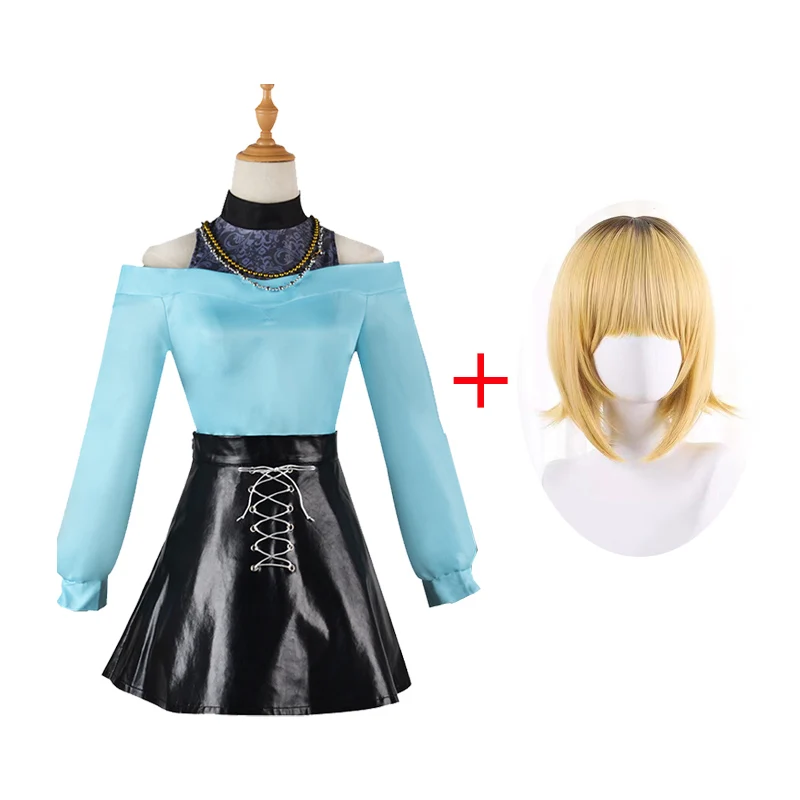 Oshi No Ko Cosplay Anime Hoshino Ai Vestido Jk Trajes Disfraz De Cantar  Halloween Fiesta Niños Mujeres