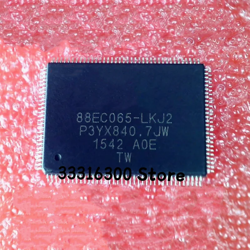 

Микроконтроллер с микросхемой IC 88EC065-LKJ2 QFP128, 5 шт.