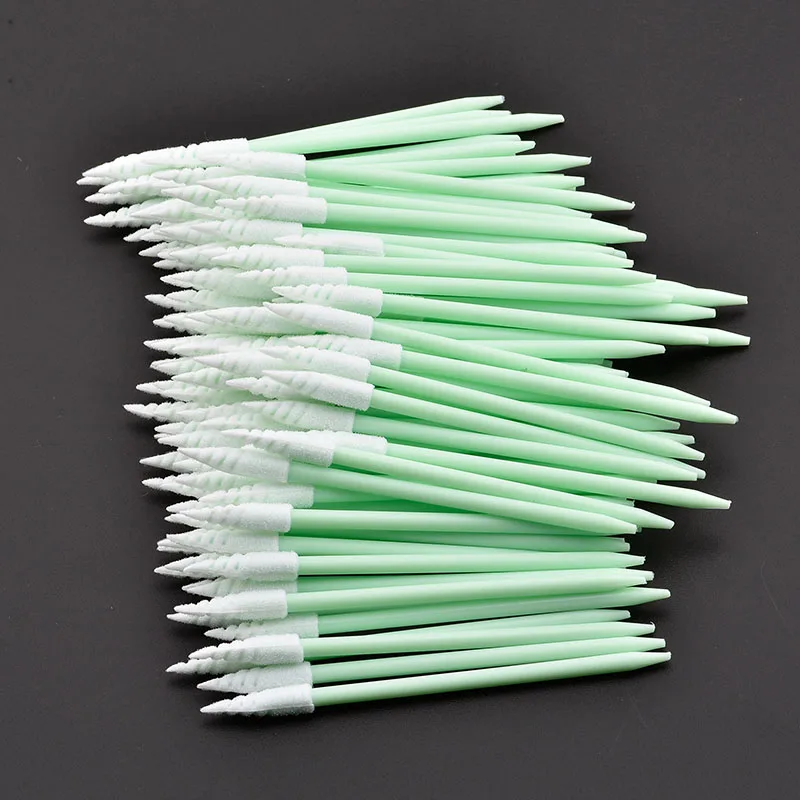 100PCS Small Pointed Tips Cloth Head Cleaning Swab Lint Dust Free