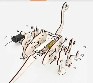 중고등학교 물리학 창의적 실험 학생, DIY 재료 패키지 기술, 브라키오사우루스, 고난이도 소형