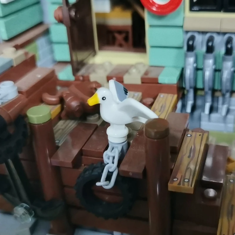MOC-Blöcke, Tiere, Bausteine, Zubehör für dritte Partys, Natur, Insekt, Reptil, Hund, Katze, Taube, Chamäleon, Spinne, hergestellt in China – Detail 5