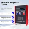 Surface Roughness Tester Meter High Accuracy 0.01μm Profilometer Portable Profile Gauge 4 Testing Parameters Ra/Rq Rz/Rt 2