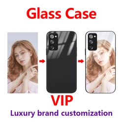 Custom Photo Silicone Phone Case - Personalized Design Glass Cover for Note 10 Pro (Glass - Case)