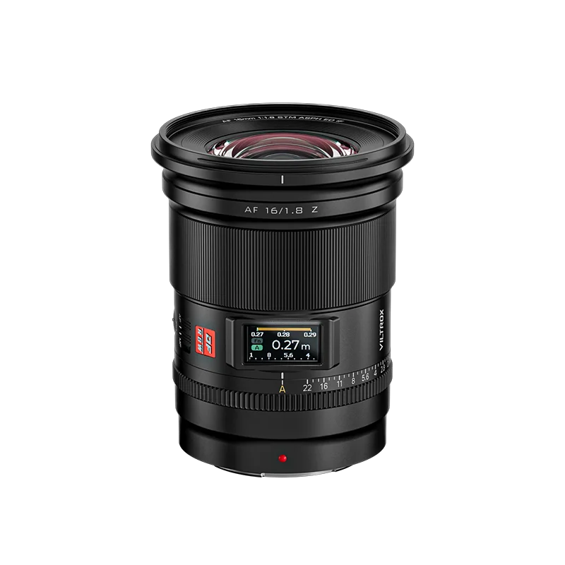 VILTROX AF 16mm F1.8 자동 초점 카메라 렌즈 풀프레임 대구경 초광각 스크린 포함 L/ FE/니콘 Z 마운트용