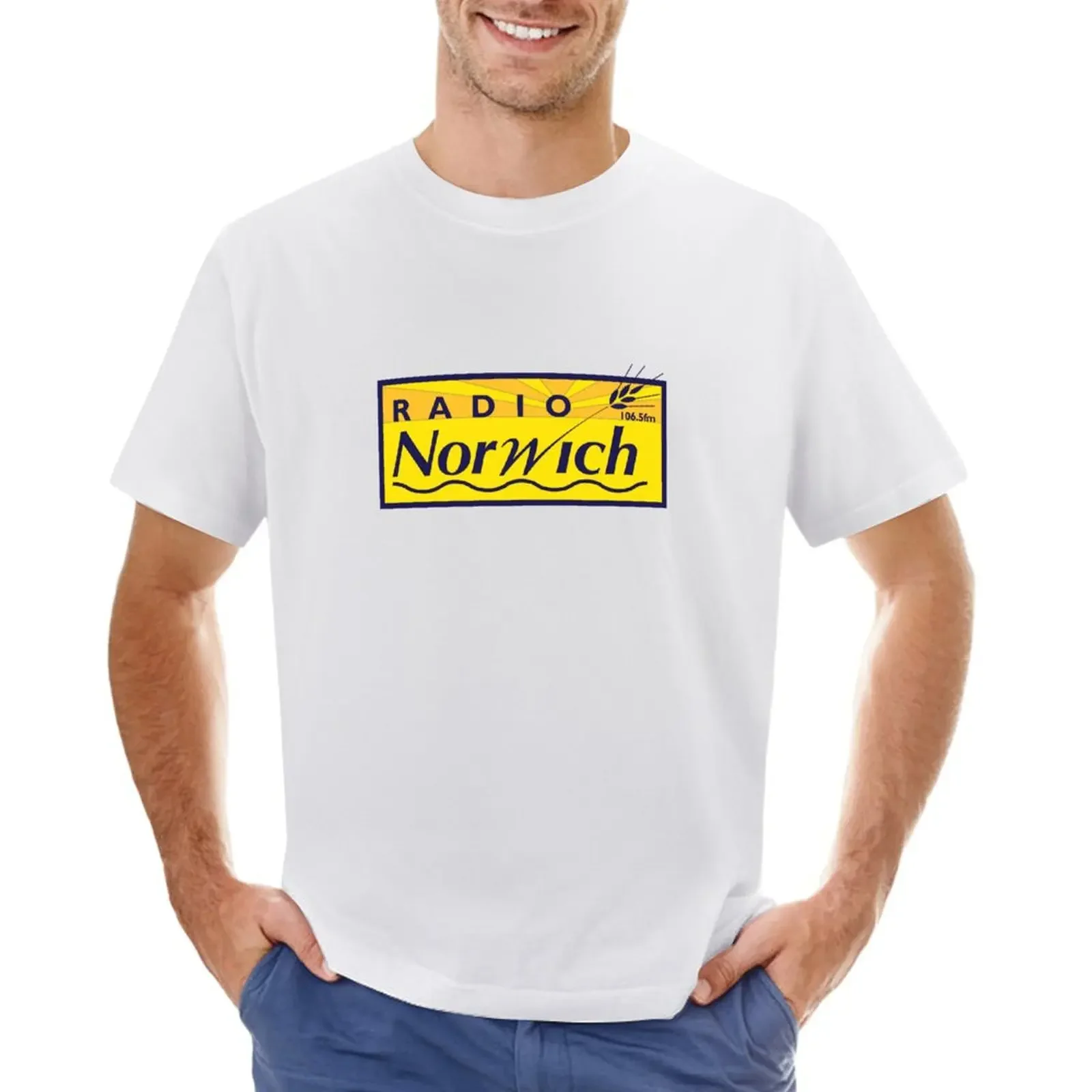 

Radio Nowich logo T-shirt customs anime clothes sweat shirts, men