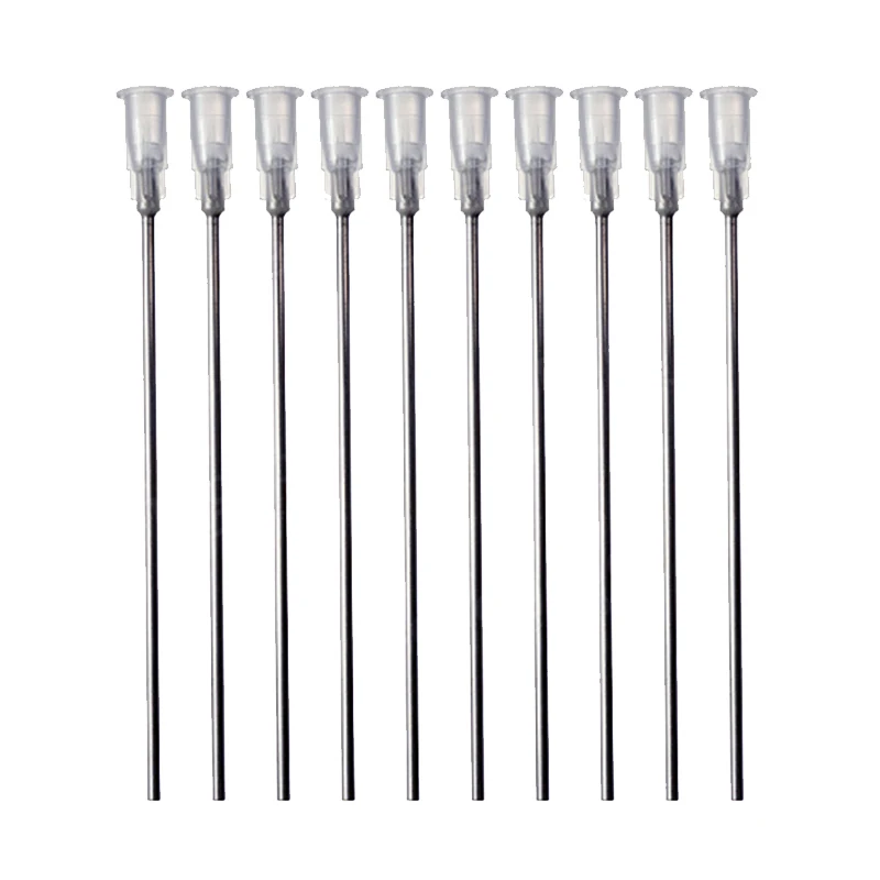 Description Picture 3 of item10/20pcs Dispensing Needles Glue Syringe Needle Length Machine Nozzle Glue Needle Blunt End Threaded Port 14G-27G