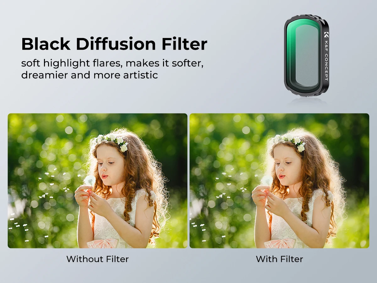 Description Picture 4 of itemK&F Concept Magnetic CPL / UV /  Black Mist /  ND / Drone Camera Lens Filters for DJI Osmo Pocket 3 Creator Combo Accessories