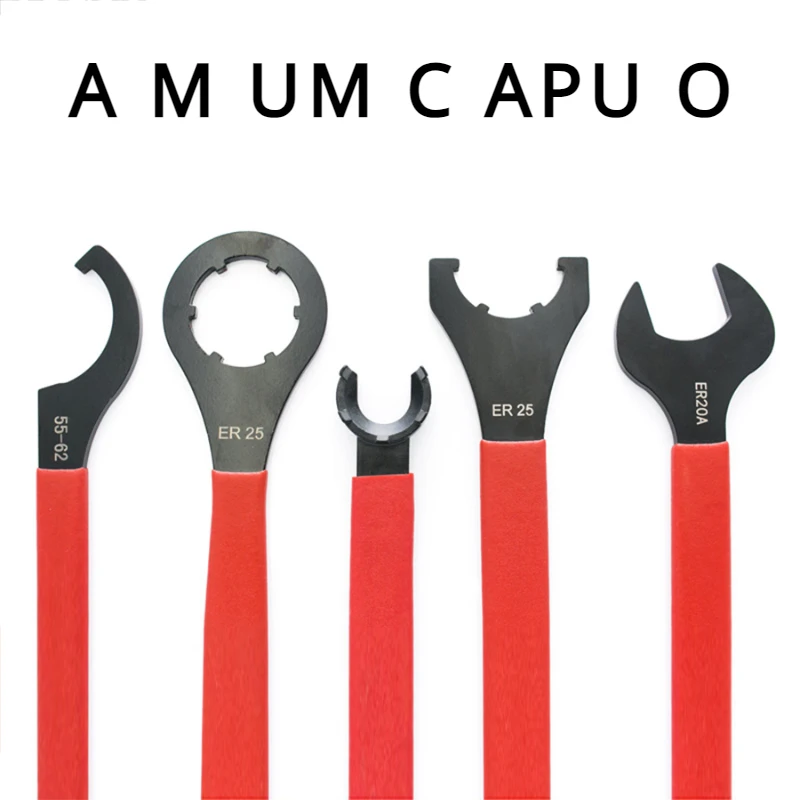 ER Iso Apu Wrench Er ER8 ER11 ER16 ER20 ER25 ER32 ER40 ISO20 ISO25 ISO30 APU13 APU16 C25 C32 C40 ER16MS ER20MS Wrench Nut