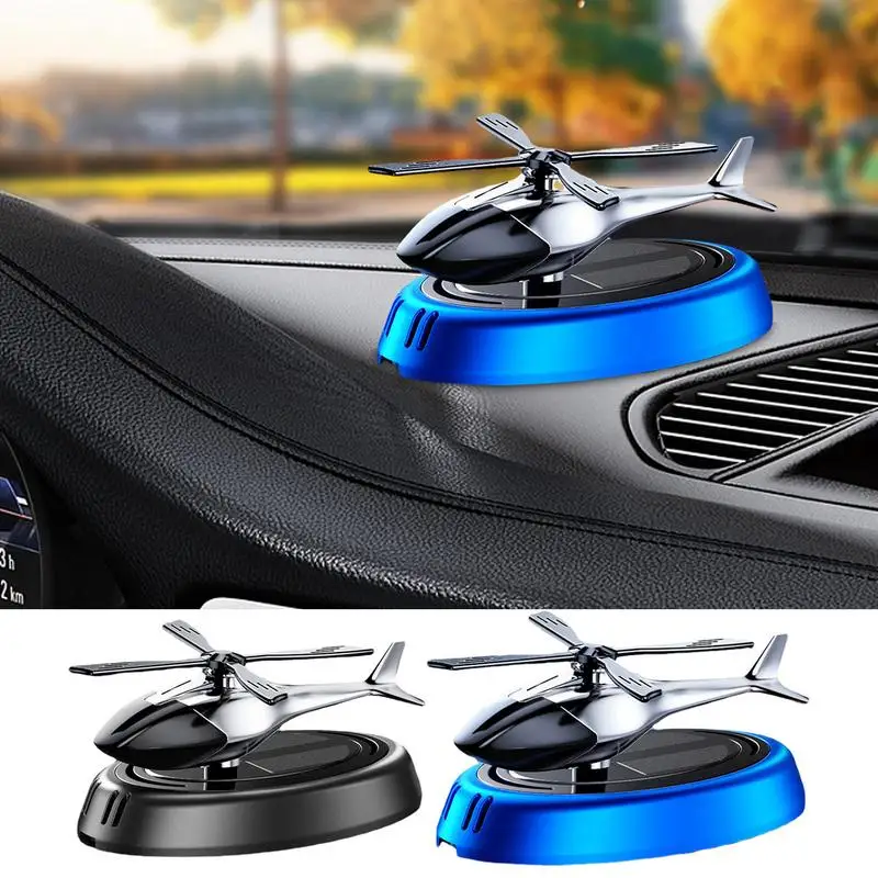 

Solar Car Air Freshener Helicopter Rotating Solar Car Perfume Air Freshener Ocean Cologne Car Perfume Diffuser Car Aromatherapy