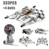 MOC Space War Snowspeederby Scruffybrickherder Building Blocks Toys 309PCS Air Combat Aircraft Ship Brick Birthday Gift 1