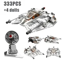 MOC Space War Snowspeederby Scruffybrickherder Building Blocks Toys 309PCS Air Combat Aircraft Ship Brick Birthday Gift 1