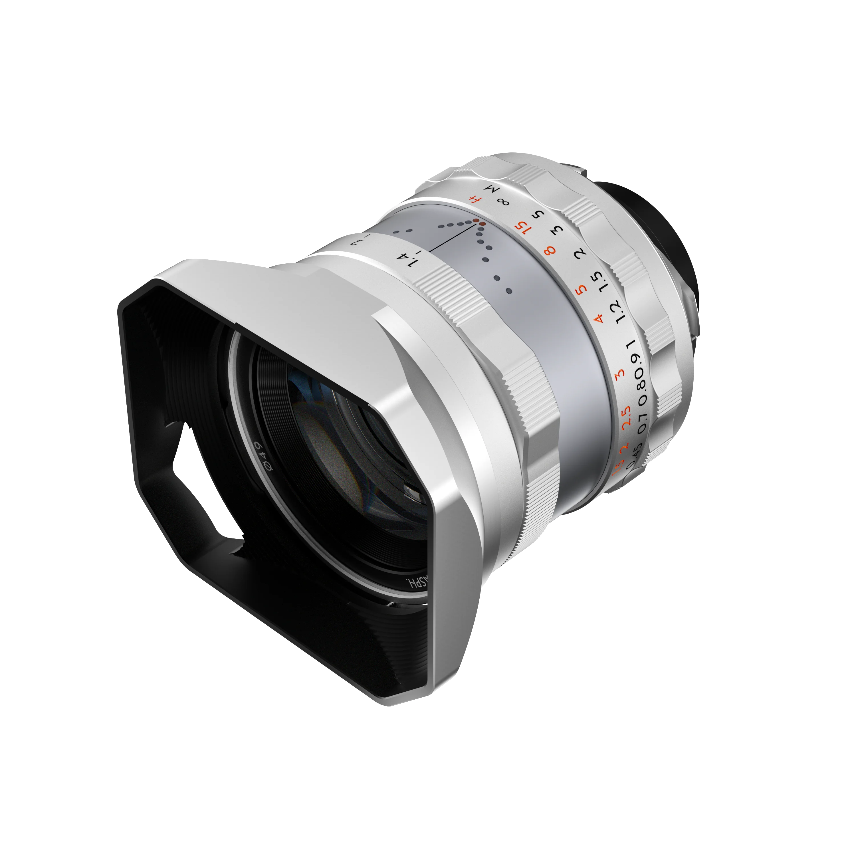 Thypoch Simera 28mm F1.4 35mm F1.4 카메라 렌즈 라이카 M 마운트 카메라용 수동 초점【초승달 모양 탭】