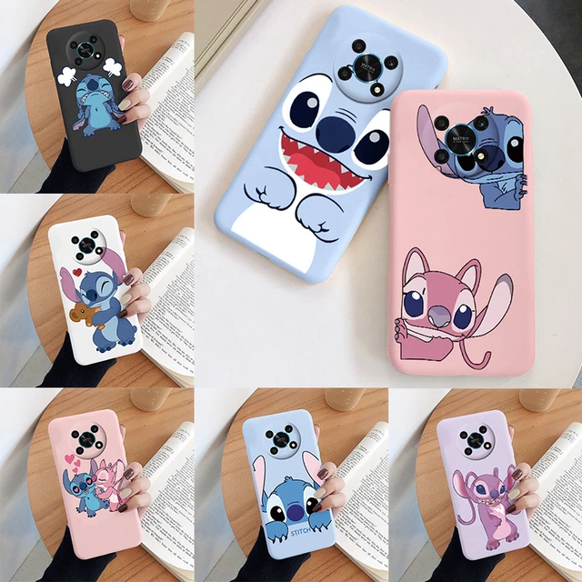 Case For Honor Magic 4 LITE 5G X30 X9 Back Cover Cute Love Stitch Protect  Soft Cover Silicone Cartoon Funda For Honor X30 Capa