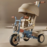 ‌ Tricycle pliable pour enfants avec fonction assisable, poussette légère pour bébé, vélo pour tout-petits réglable à 3 vitesses, vélo à poussée Compact ‌ 2