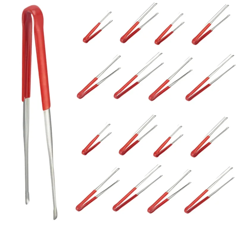 Stainless Steel Pliers Durable Grip Anti Slip Design Barbecue Tongs Easy To Clean 4 Sizes Steak Tongs Nonstick Bread Pasta Tools