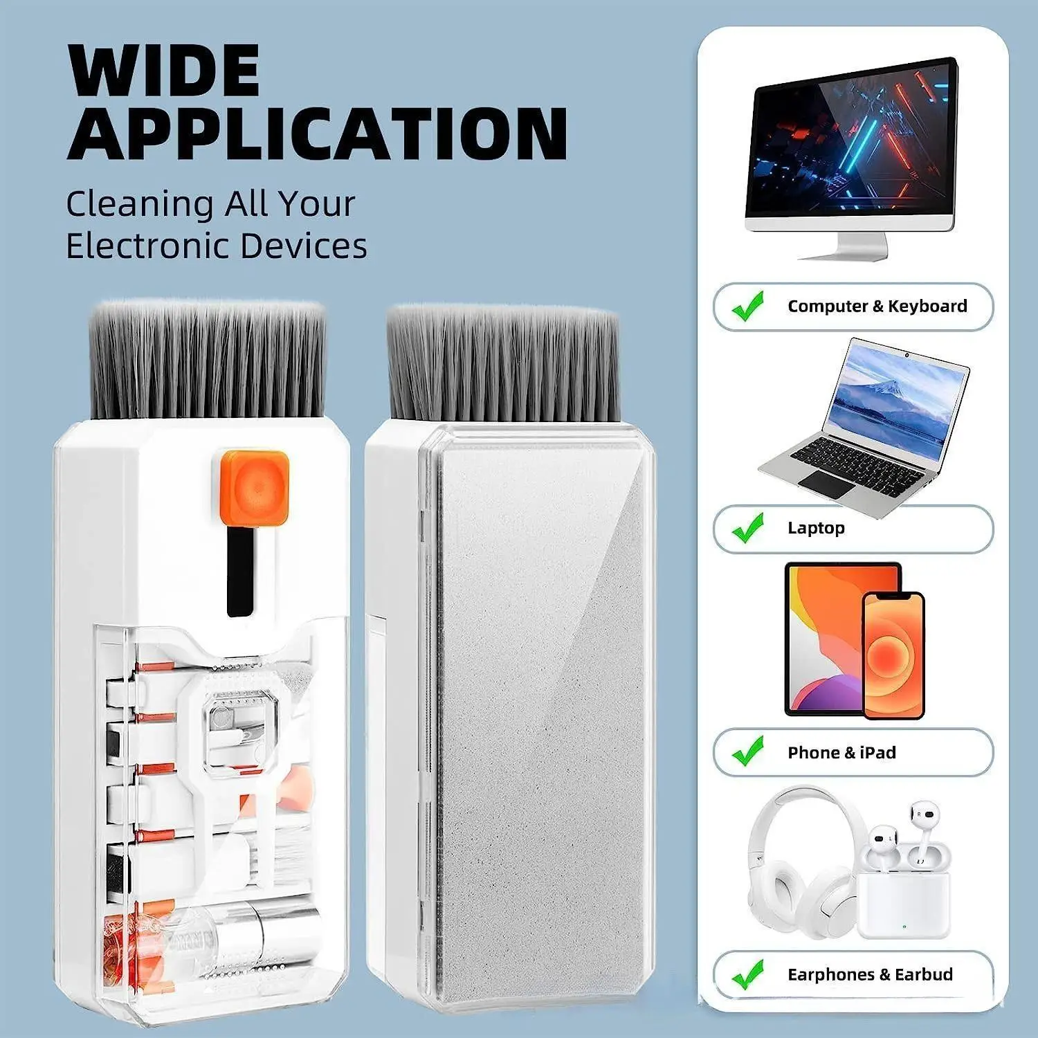 Portable Computer Cleaning Kit  Laptop Keyboard Cleaning Brush - 4pcs/pack  Portable - Aliexpress
