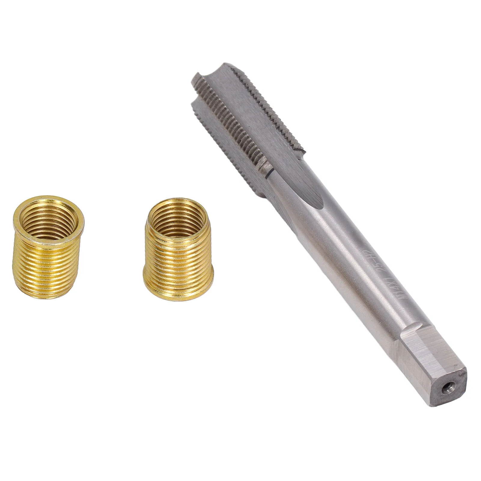 Spark Plug Thread Hole Repair Tools Metal M12x1.25 Inserts M14x1.25 Tap 14mm Rethreaded Kit Threaded Tap Spark Plug Tap Inserts