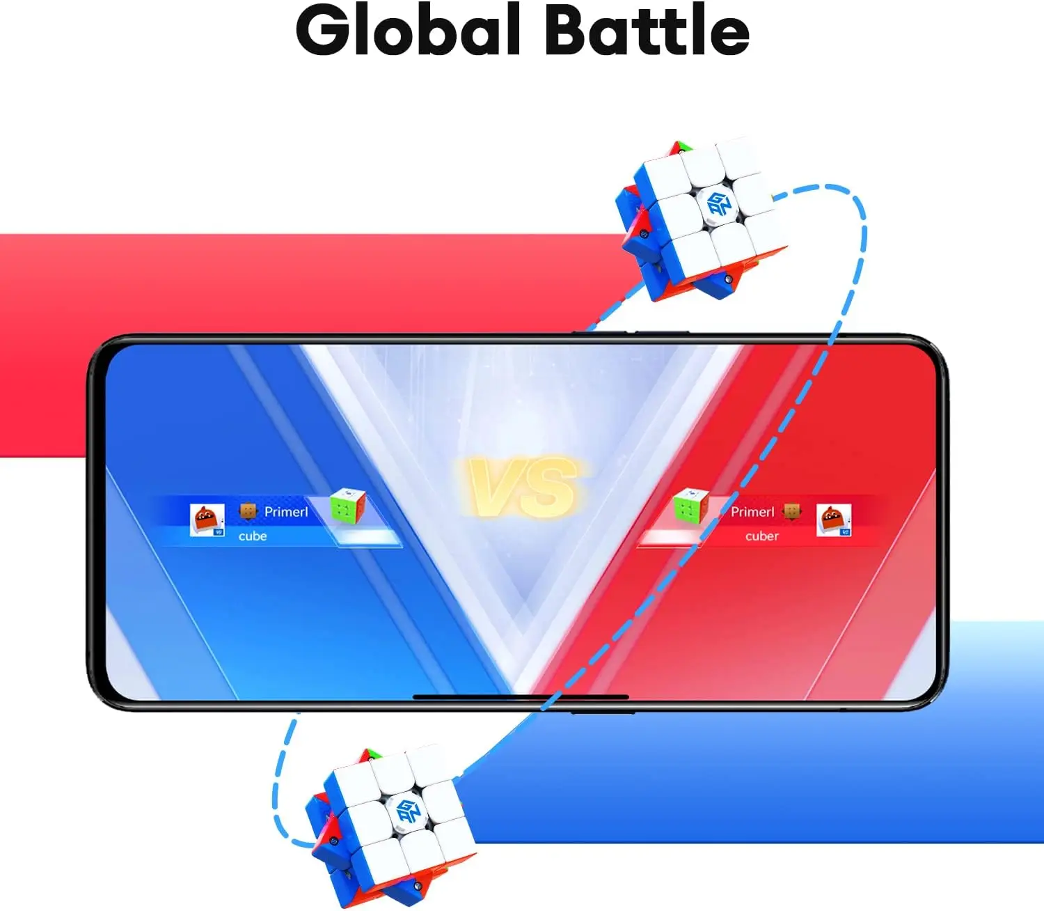 JudyCube] GAN I3 3x3 Magnetic Magic Cube Stickerless Professional