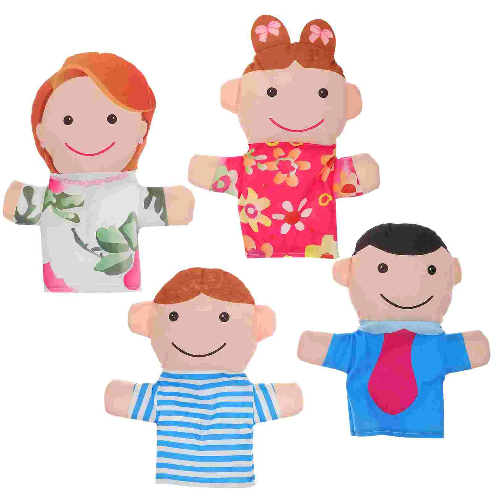 

Puppet Family Educational Toys Novelty Kids Hand Puppets for School Theater Shows