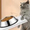 Pet Dog Cat Stainless Steel Bowl Pet Feeding Bowl Cat and Dog Drinking Bowl Metal Feeder Bowl Durable Easy To Clean Pet Supplies 2