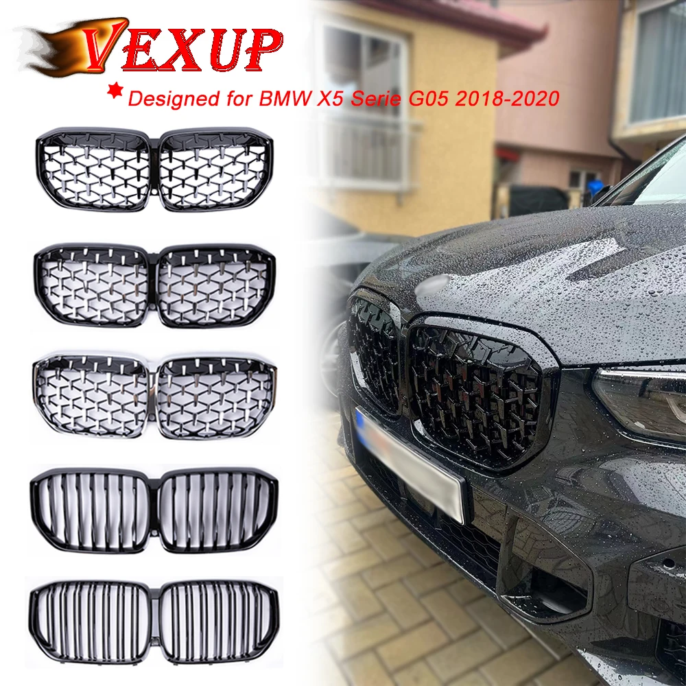 Car-Styling-Front-Grille-for-BMW-X5-Series-G05-2018-2020-ABS-Plastic ...
