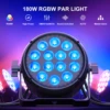 U'King 4Pcs 180W 14LED RGBW Par Lights Stage Light DMX512(4/8CH) Sound Activated DJ Lights For Party Concert Church Wedding 2