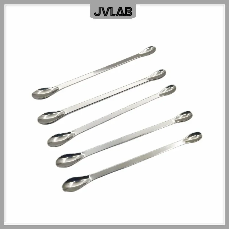 Stainless Steel Drug Spoon 18cm Double Head Reagents Spatula
