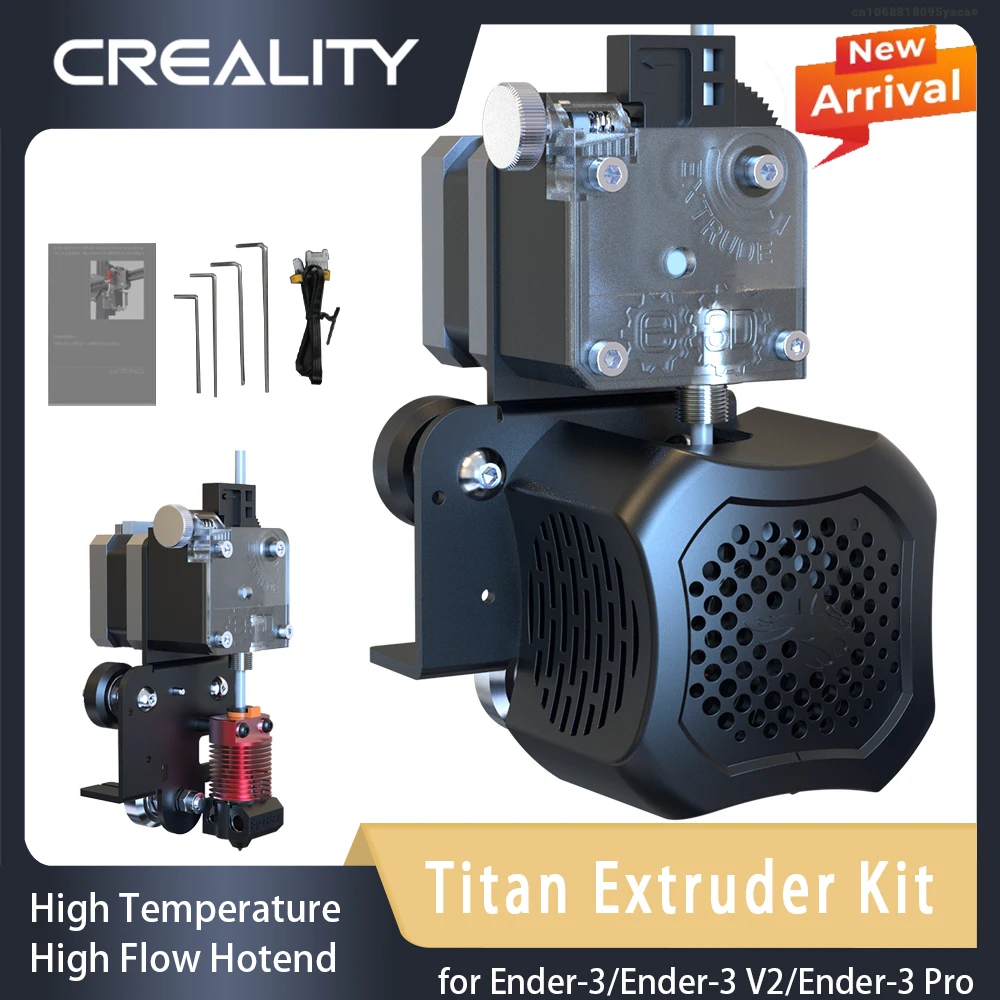 Crialidade-titan Extrusora Kit Alta Temperatura e Alto Fluxo Hotend Upgrade Impressora 3d para Ender3 v2 e Ender-3 Pro Novo