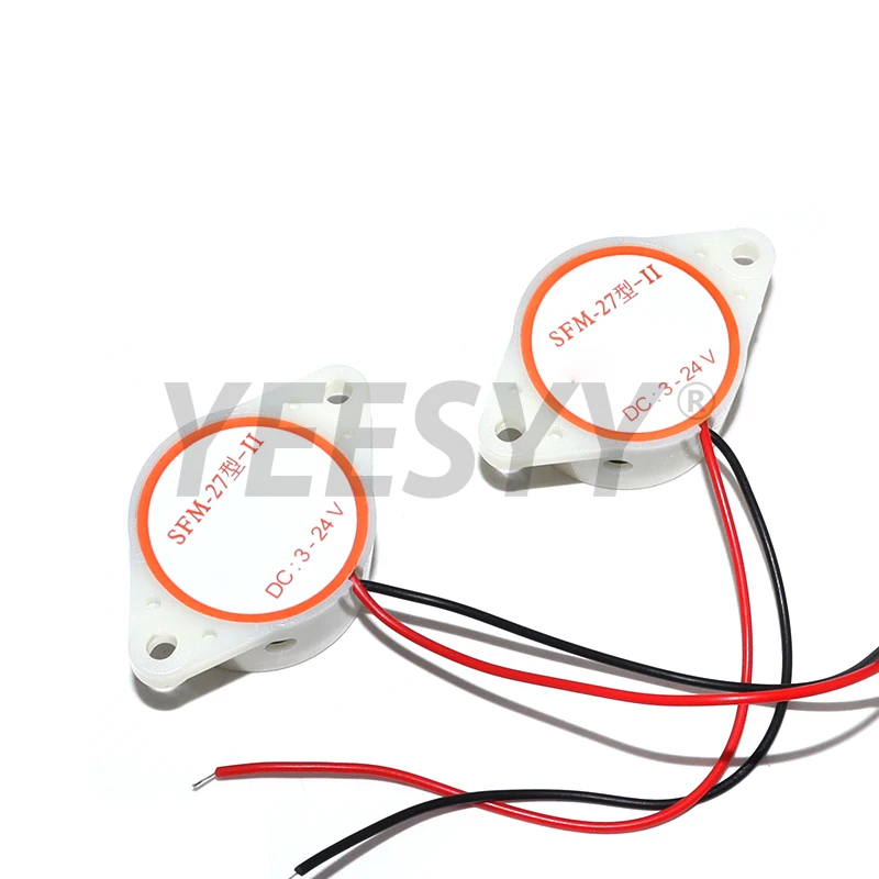 2pcs 4pcs 3-24V 간헐적 비프음 고데시벨 DC 3-24V 12V 버저 SFM-27 액티브 버저 비프음 알람 95DB 3015, Arduino용