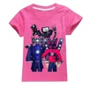 New Baby Boys Summer Skibidi Toilet Kids Cartoon Tees Game Speakerman Titan TV Man Print T Shirt Children Cotton Clothes Top 3