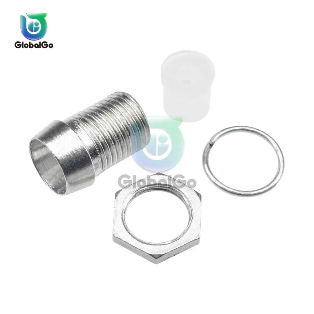 Lamp Holder 10Pcs 3mm 5mm LED Metal Lamp Holder Socket Adapter Mount Panel Display Base Rubber