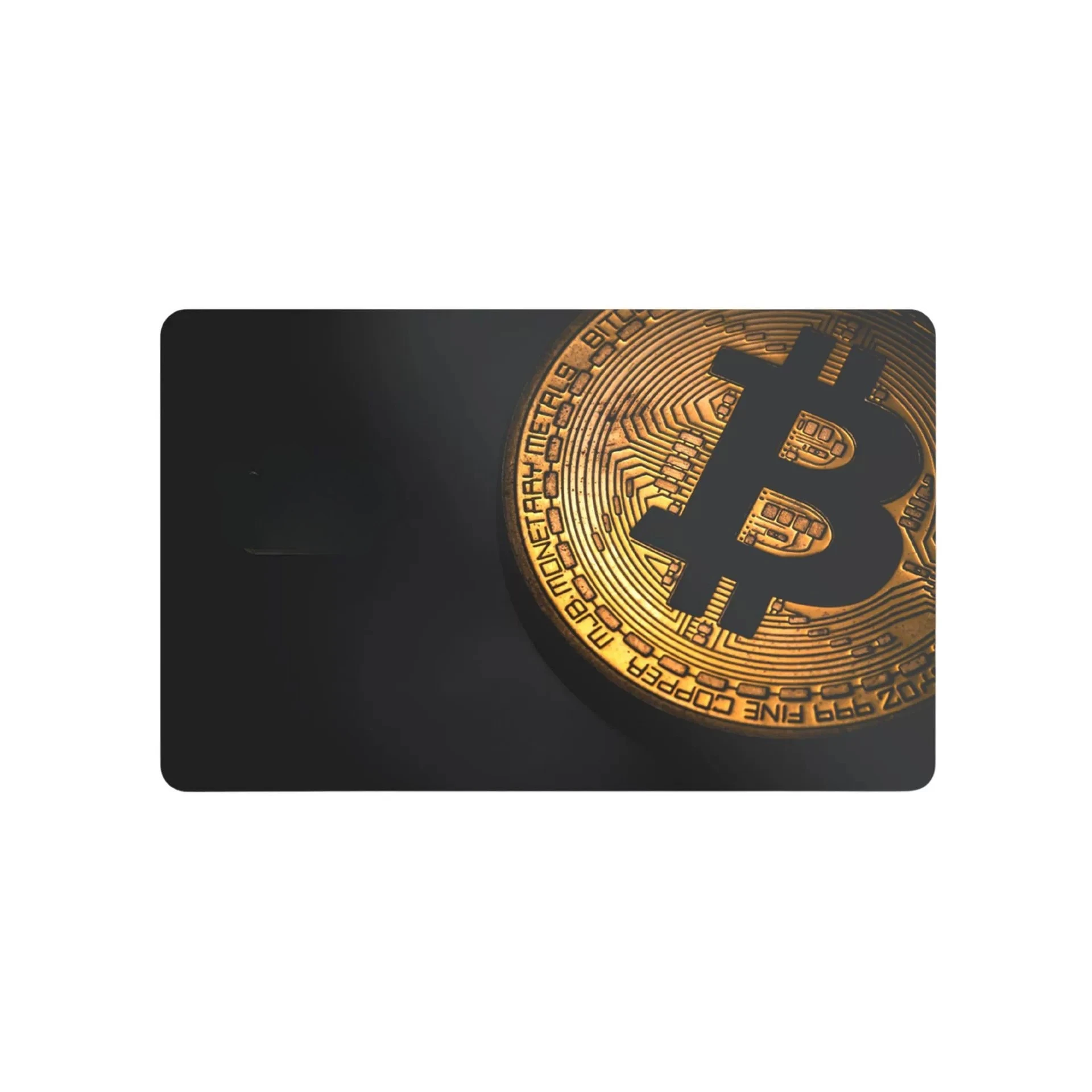 Premium Gold Color Coin Bitcoin Series Decorative Credit Card Skin  Protection Card Stickers Creative Credit Debit Card Stickers - AliExpress