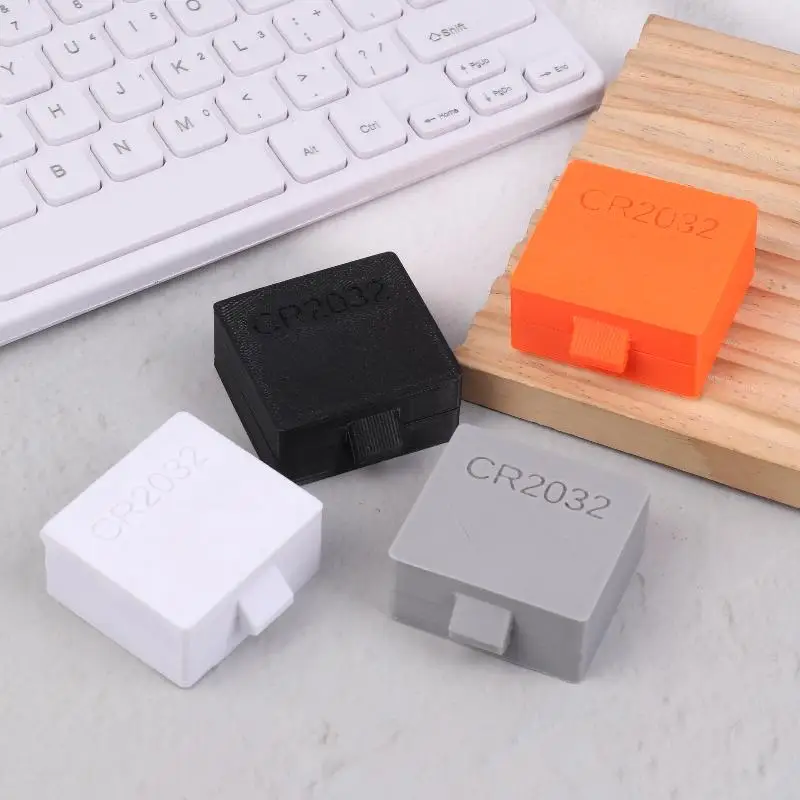20홀 CR2032 배터리 박스 코인 셀 배터리 보관 케이스 소형 배터리 정리함 휴대용 배터리 보호 홀더