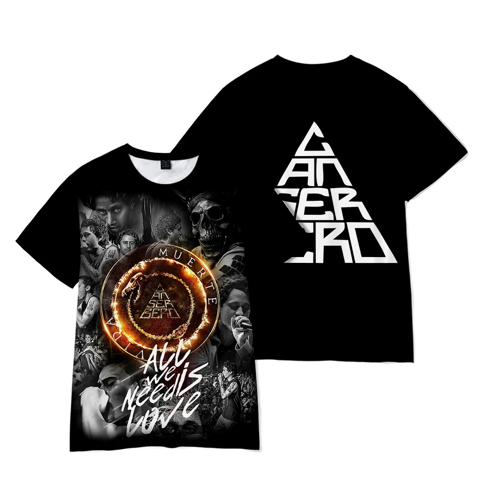 

Canserbero T-shirts Rapper Album Merch Tees Men Women Tops Summer Unisex Fashion Casual Style Round Neck Streetwear