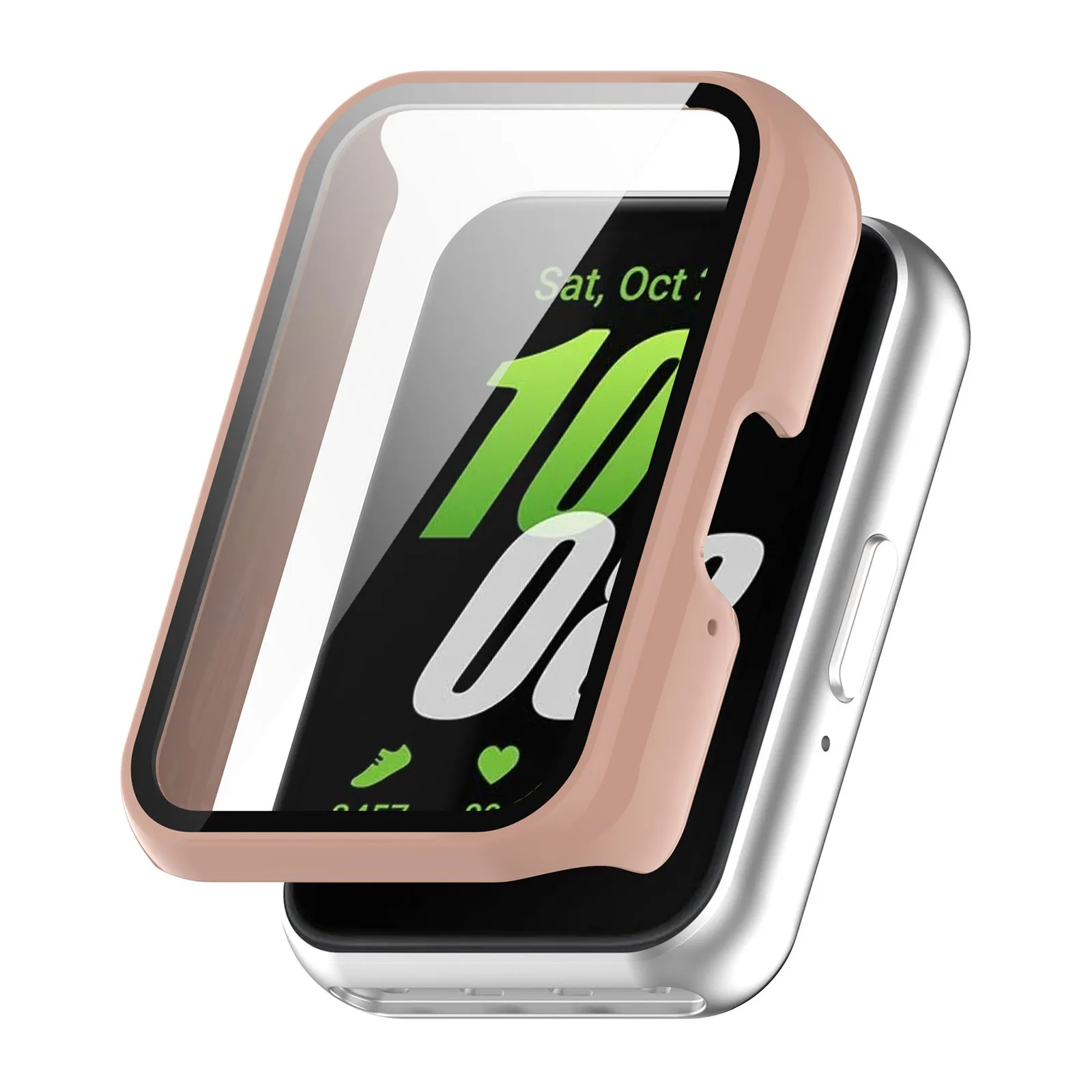 

Стекло + чехол для Samsung Galaxy Fit 3, аксессуары 2024, защита от царапин, рамка из поликарбоната, защитный бампер для экрана galaxy fit3, чехол