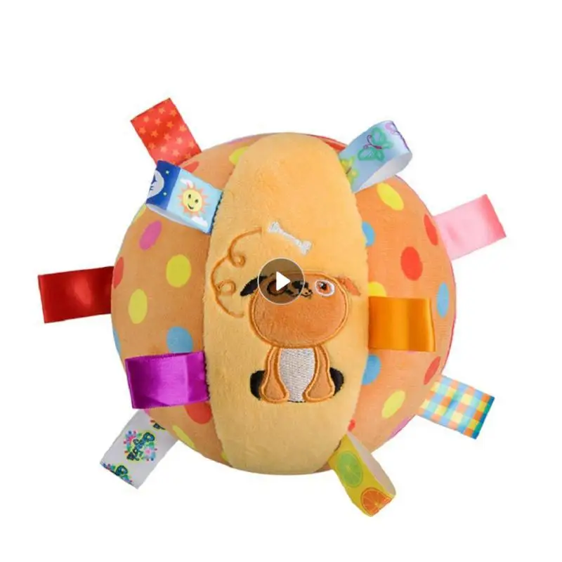 

Toy Pet Plush Colorful Dog Toy Bell Sound Ball