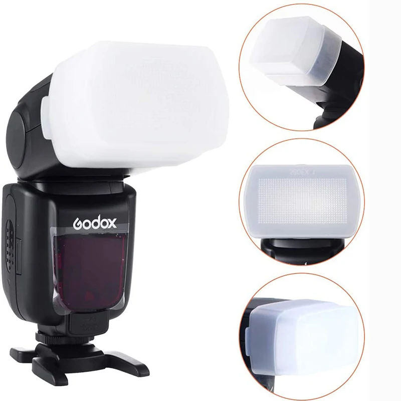 

Flash diffuser for Canon 580EX 580EX II for Godox V850/860ii/TT685/600 for Yongnuo YN-560/565